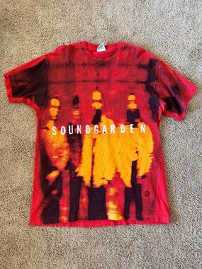 Vintage 1993 Soundgarden Superunknown T-Shirt Brockum 90s Band Tee T-Shirt [XL]